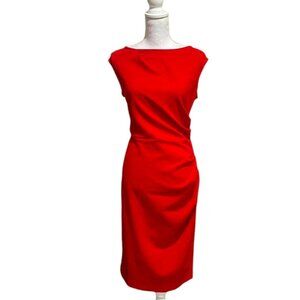 Miusol NWT Red Sleeveless Bodycon Midi Professional Holiday Event Office Dress L